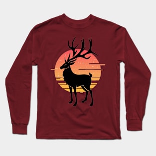 Sunset Deer Long Sleeve T-Shirt